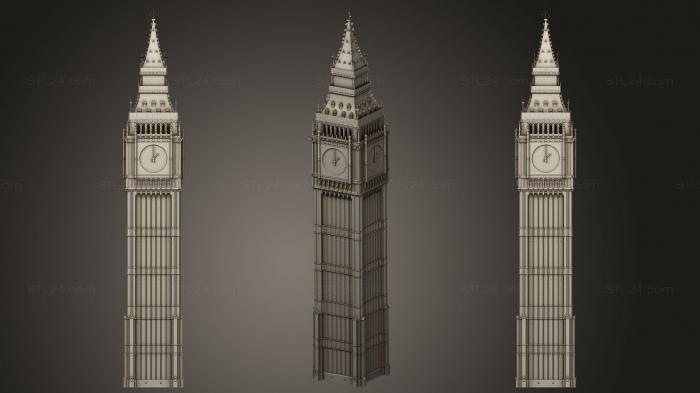 Miscellaneous figurines and statues (Big Ben, STKR_1127) 3D models for cnc